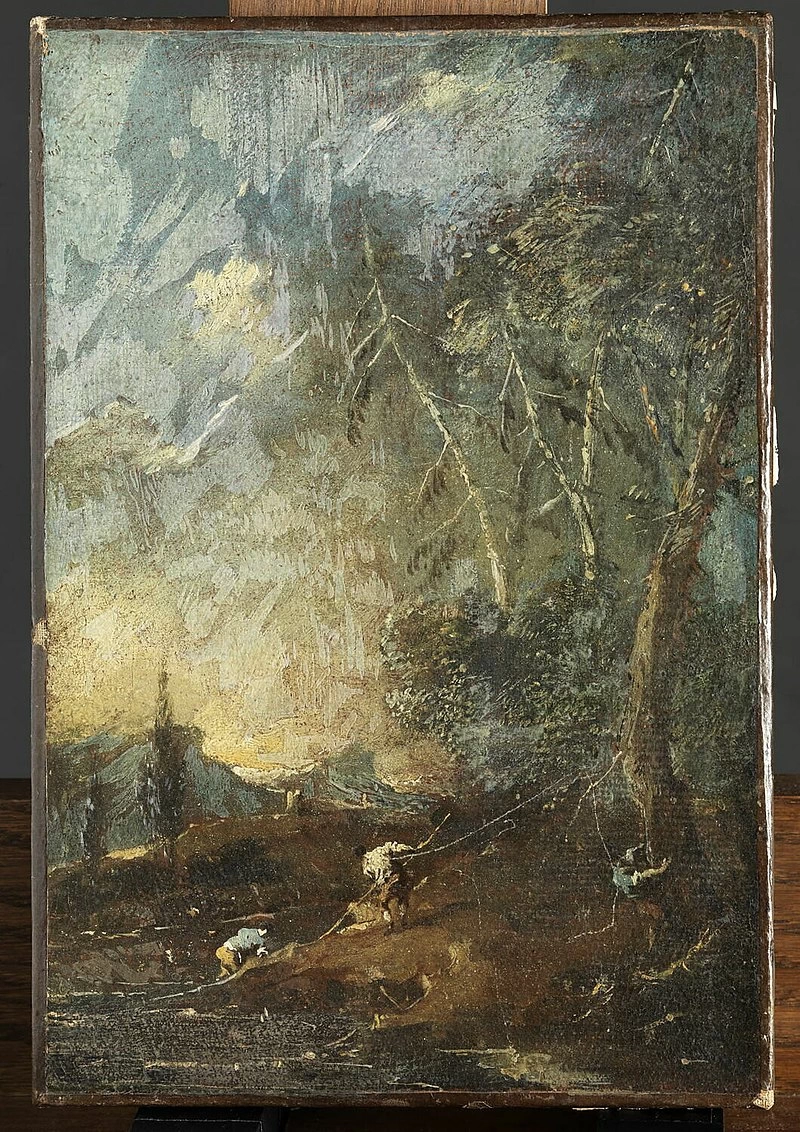 Paesaggio animato - Louvre, Parigi